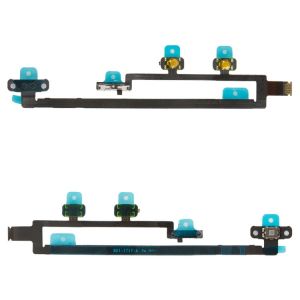 Шлейф Apple iPad Air, iPad 5 кнопки включения, боковой кнопки, с компонентами - 557167