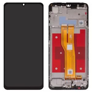 Дисплей Samsung A075 Galaxy A07 с сенсором и рамкой, black, оригинал - 929122
