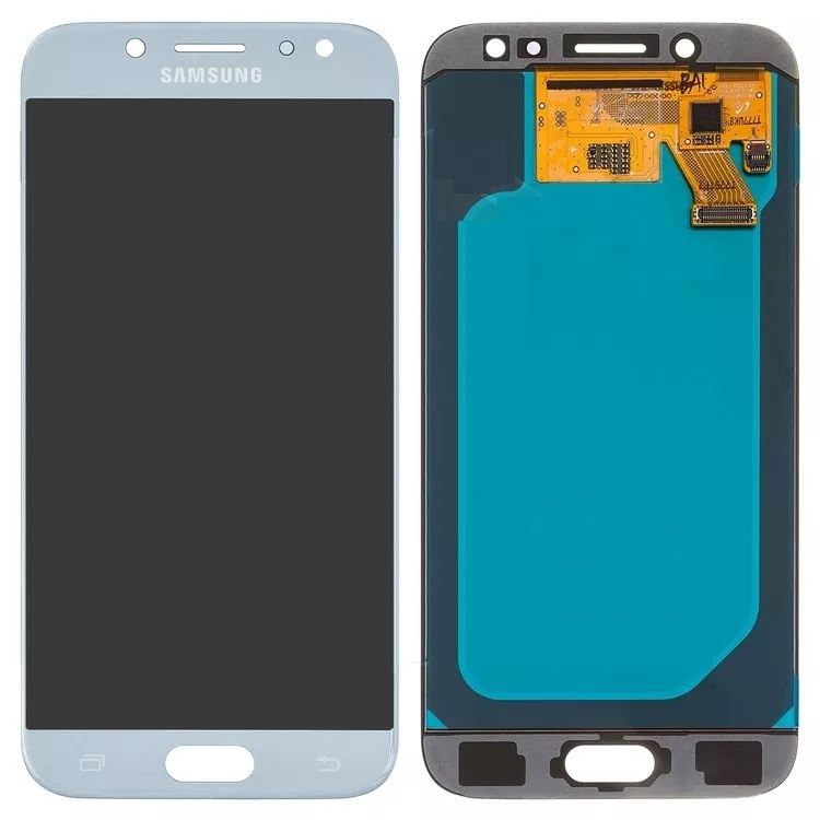Дисплей Samsung J530, J530F Galaxy J5 (2017) з сенсором Сріблястий (OLED) - 563230
