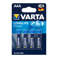 Батарейка Varta AAA LR03 4шт Longlife Power 04903121414 Цена упаковки.