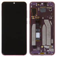 Дисплей для Xiaomi Mi9 SE с сенсором и рамкой Фиолетовый Оригинал