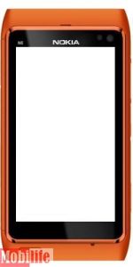 Верхня панель для Nokia N8 з кнопкою вкл. і заглушкою HDMI, Orange - 515072 Верхня панель для Nokia N8 з кнопкою вкл. і заглушкою HDMI, Orange - 515072