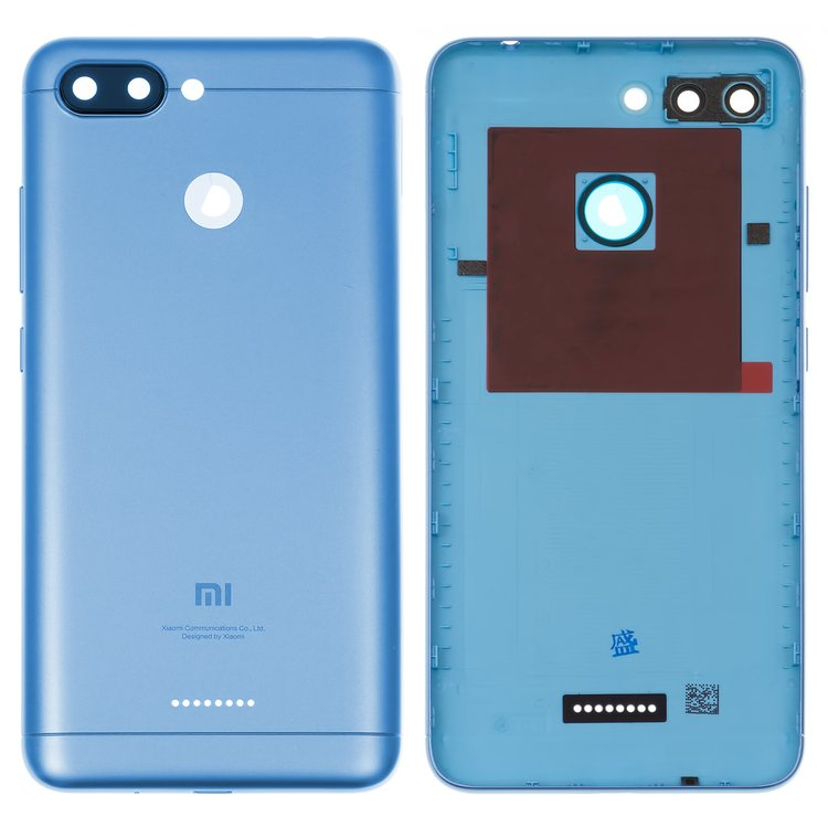 Задняя крышка Xiaomi Redmi 6 Синий на 1 SIM-карту - 558761
