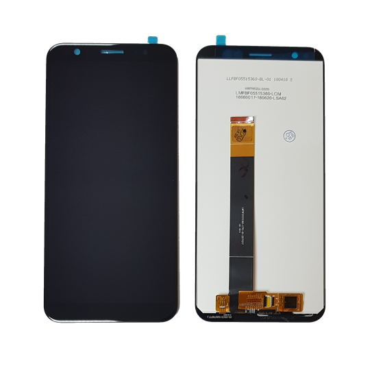 Дисплей для Meizu M8C (M810H) с сенсором и рамкой черный - 559755