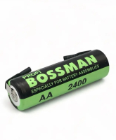 Аккумулятор промышленный Bossman AA 1.2V 2400mAh (с контактами)