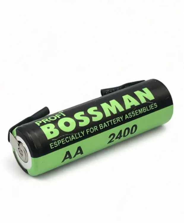 Аккумулятор промышленный Bossman AA 1.2V 2400mAh (с контактами) - 563530