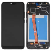 Дисплей для Huawei Honor 10 (COL-L29) с сенсором и рамкой, черный (original PRC)