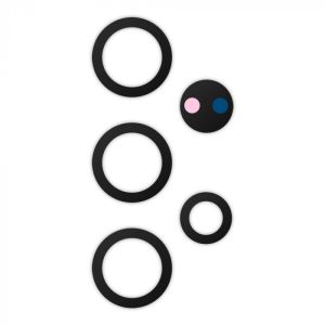 Стекло камеры для Samsung S908 Galaxy S22 Ultra 5G, черное - 909373