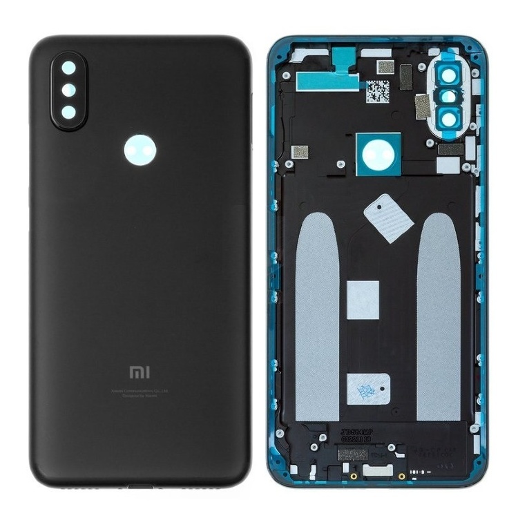 Задняя крышка Xiaomi Mi6X, Mi A2 черная - 557568