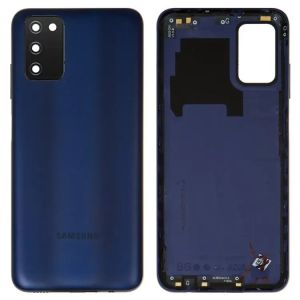 Задняя крышка Samsung A037 Galaxy A03s 2021 с стеклом камеры, blue - 912092