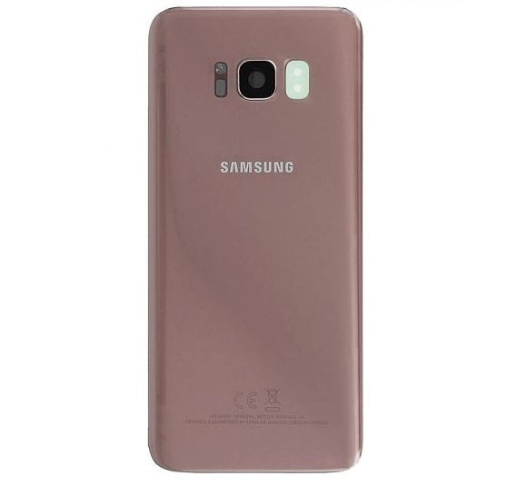 Задняя крышка Samsung G950 Galaxy S8 с стеклом камеры, розовый - 912192