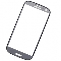 Стекло дисплея для ремонта Samsung i9300 Galaxy S3, I9305 Galaxy S3 серый
