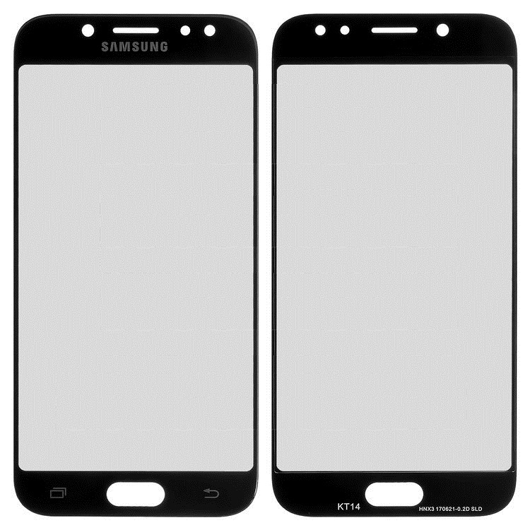 Стекло дисплея для ремонта Samsung J530, J530F Galaxy J5 (2017) черный - 552284