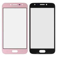 Скло дисплея для ремонту Samsung J250 Galaxy J2 (2018), J2 Pro 2018 рожеве