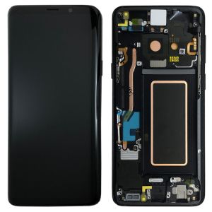 Дисплей для Samsung G965F Galaxy S9+ (Plus) с сенсором и рамкой Черный (Oled) - 556771