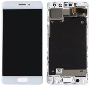 Дисплей для Meizu Pro 7 (M792H) с сенсором и рамкой, белый (TFT) - 913940