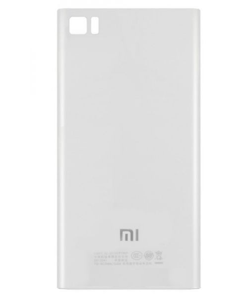 Задняя крышка для Xiaomi Mi3 белая - 559956