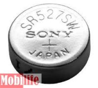 Батарейка часовая Sony 319, V319, SR527SW, SR64, 615, 10шт. Цена Упаковки.