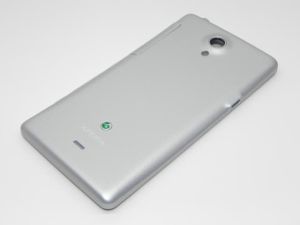 Задняя крышка Sony Xperia T LT30p в сборе Серебристый оригинал (1263-3514) - 560455