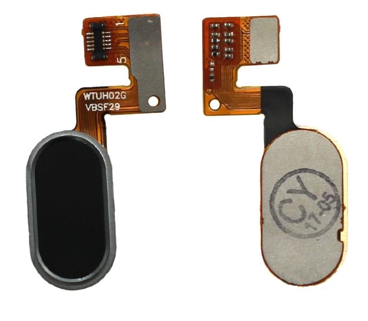 Шлейф Meizu M3 Note (M681H, M681Q, M681C) кнопки Home (10 pin) черный - 551183