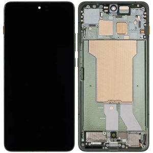 Дисплей Motorola XT2601-2 Moto Edge 70 с сенсором и рамкой, grey, оригинал - 929424