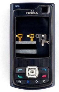 Корпус Nokia N80 серебристый - 201948