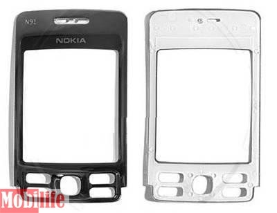 Стекло дисплея для ремонта Nokia N91 черный - 534636