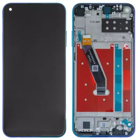 Дисплей для Huawei P40 Lite E, Y7p 2020 (ART-L28, ART-L29, ART-L29N) сенсером и рамкой Синий - 565318