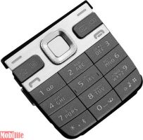 Клавиатура (кнопки) Nokia E52 silver