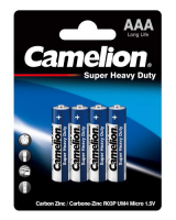 Батарейка Camelion AAA R03 4шт. Синий Цена упаковки.