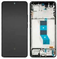 Дисплей Xiaomi Redmi Note 14 5G с сенсором и рамкой, Midnight Black, оригинал