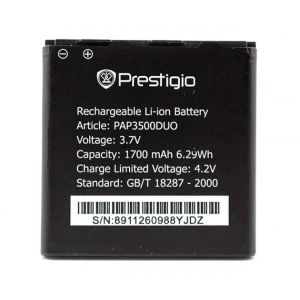 Аккумулятор для Prestigio MultiPhone PAP3500 DUO, PAP4020 DUO 1400mAh - 542570 Аккумулятор для Prestigio MultiPhone PAP3500 DUO, PAP4020 DUO 1400mAh - 542570