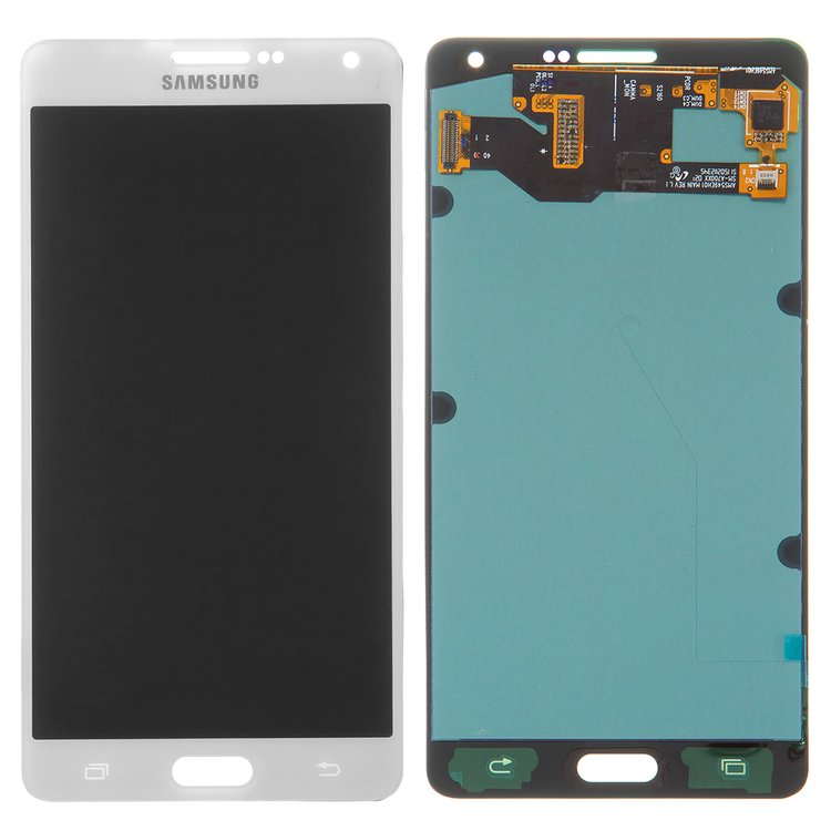 Дисплей Samsung A700F Galaxy A7, A700H Galaxy A7 з сенсором білий (Oled) - 563635