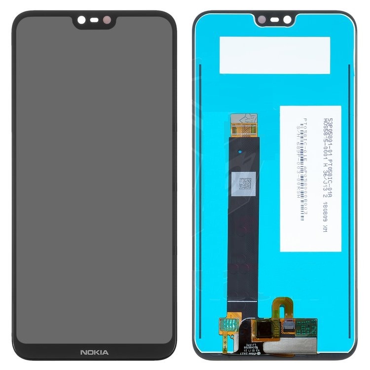 Дисплей для Nokia 6.1 Plus, X6 (2018) (TA-1103, TA-1099) с сенсором Черный - 557472