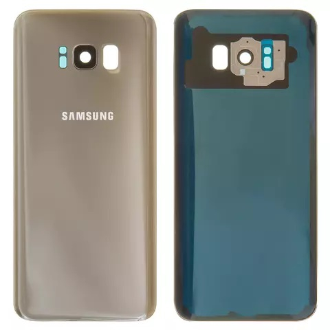 Задняя крышка Samsung G955 Galaxy S8 Plus с стеклом камеры, золотистый - 912195