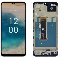 Дисплей Nokia G22 (TA-1516, TA-1528) с сенсором и рамкой, черный