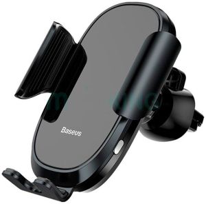 Автодержатель Baseus Smart Car Mount Cell Phone Holder SUGENT-ZN01 Чорний (на грати воздуховода) - 561145
