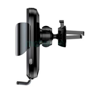 Автодержатель Baseus Smart Car Mount Cell Phone Holder SUGENT-ZN01 Чорний (на грати воздуховода) - 561145
