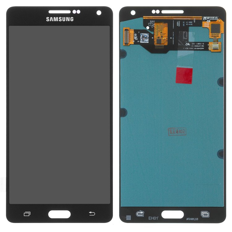 Дисплей Samsung A700F Galaxy A7, A700H Galaxy A7 з сенсором чорний (Oled) - 563636