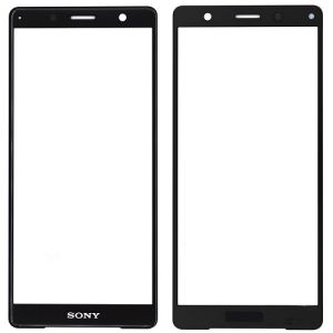 Скло дисплея для ремонту Sony Xperia XZ2 Compact Чорний - 563935 Скло дисплея для ремонту Sony Xperia XZ2 Compact Чорний - 563935