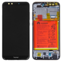 Дисплей для Huawei Honor 9 Lite (LLD-L31) с сенсером и рамкой черный Оригинал