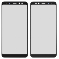 Скло дисплея для ремонту Samsung A530, Galaxy A8 2018 Чорний