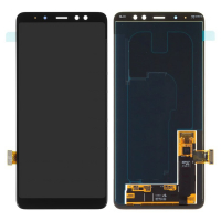 Дисплей для Samsung A730 Galaxy A8+ (Plus) 2018 с сенсором Черный оригинал GH97-21534A