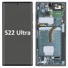 Дисплей Samsung Galaxy S22 Ultra S908 с сенсором и рамкой, Phantom Green, оригинал, GH82-27489D - 908674