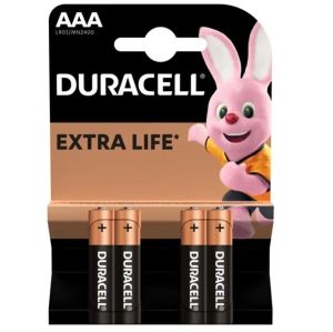 Батарейка Duracell AAA LR03 bat Alkaline 4шт Basic Ціна упаковки. - 200914
