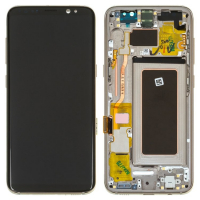 Дисплей для Samsung G950F Galaxy S8 с сенсором и рамкой Золотистый Original (GH97-20457F)