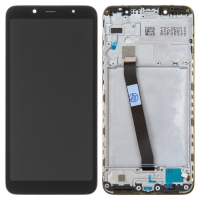 Дисплей для Xiaomi Redmi 7a с сенсором и рамкой черный