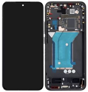 Дисплей Xiaomi 14 с сенсором и рамкой, black, оригинал - 919110