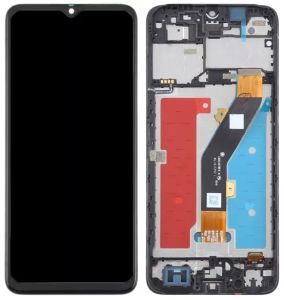 Дисплей ZTE Blade A34, с сенcором и рамкой, black - 926545