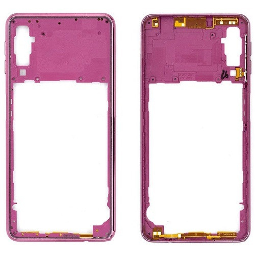 Рамка дисплея Samsung A750 Galaxy A7 (2018) Розовый - 564427